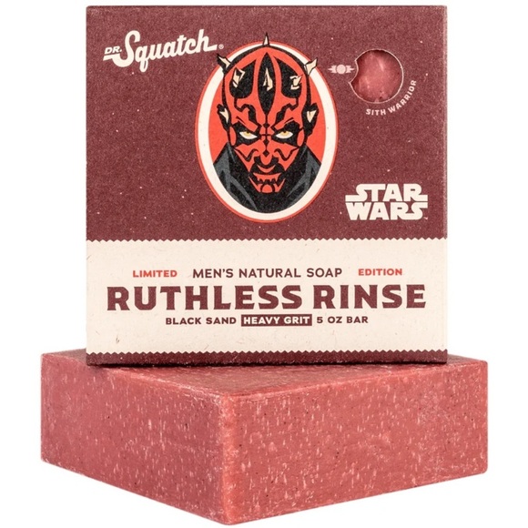 Dr. Squatch Other - Dr. Squatch Limited Edition Disney Star Wars Ruthless Rinse Soap Bar Set of 6